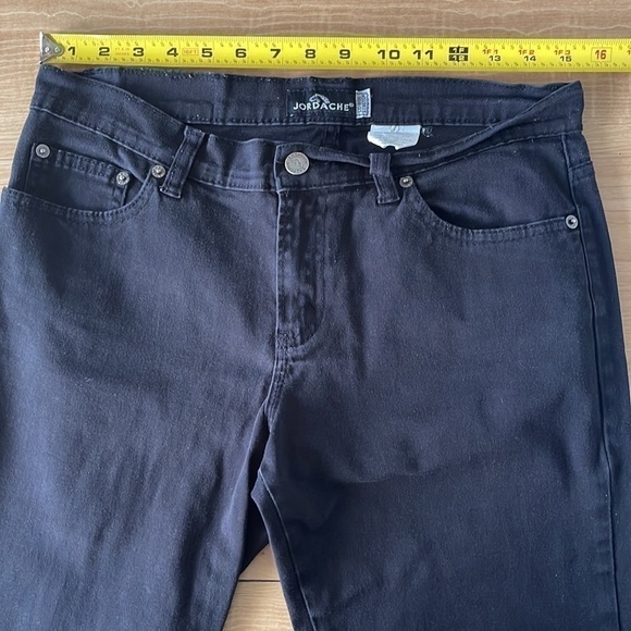 JORDACHY Black Lo-Rise Stretch Jeans Size 11/12 Petite - Picture 10 of 13
